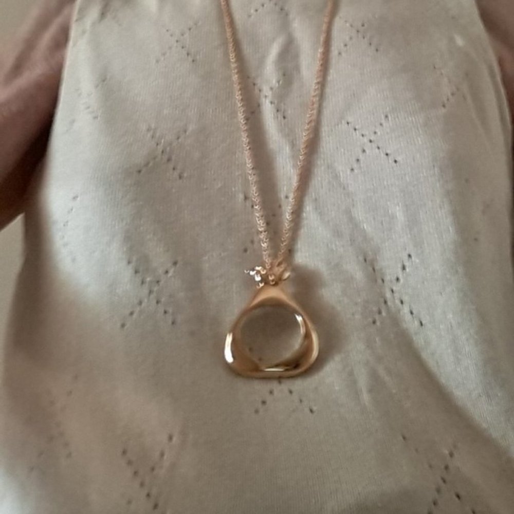 Apple Magnifying Glass long Pendant - Picture 2 of 3